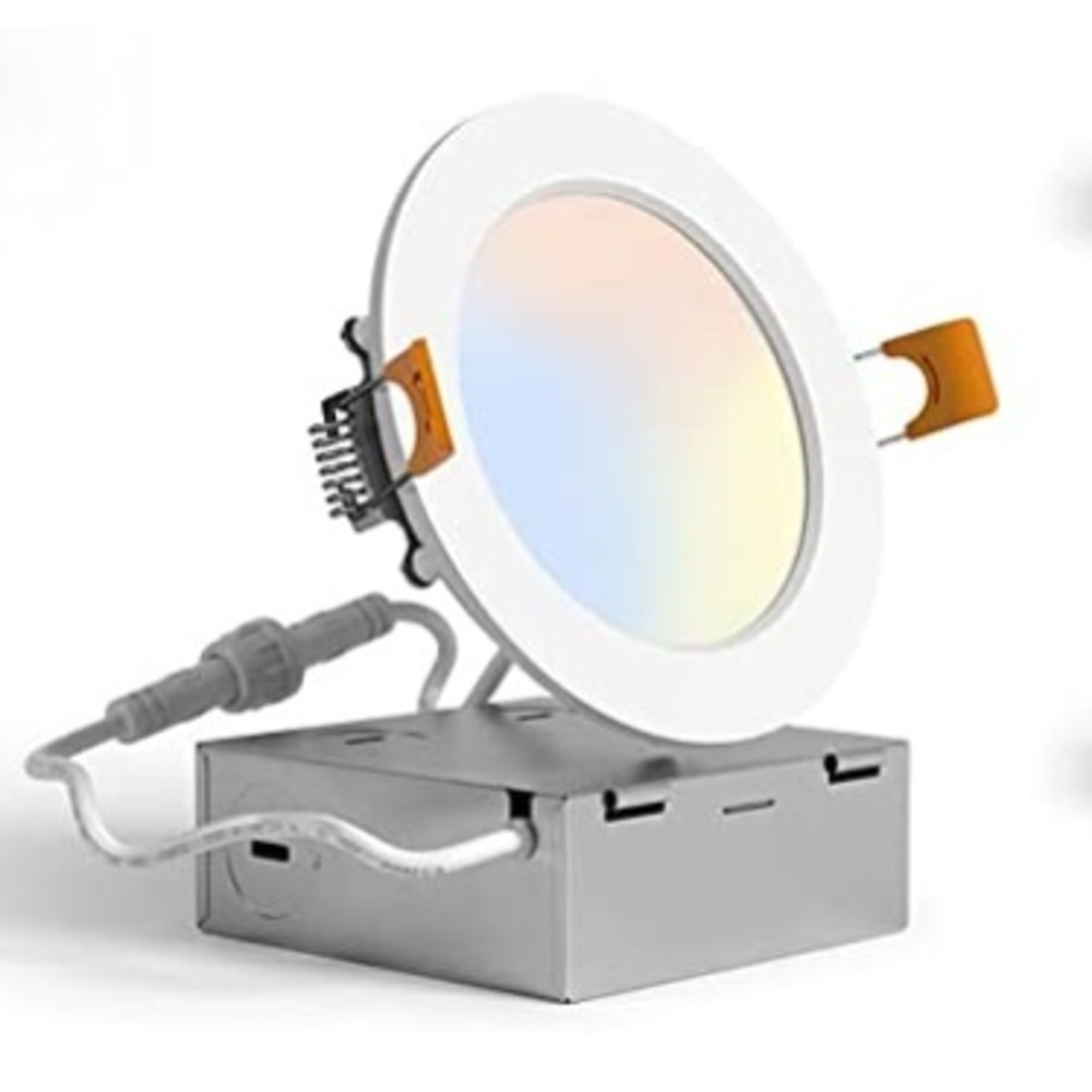 Honya LED Canless Recessed Ultra Slim Downlights Round/6" /12W /5 CCT Tunable (27K/30K/35K/40K/50K)